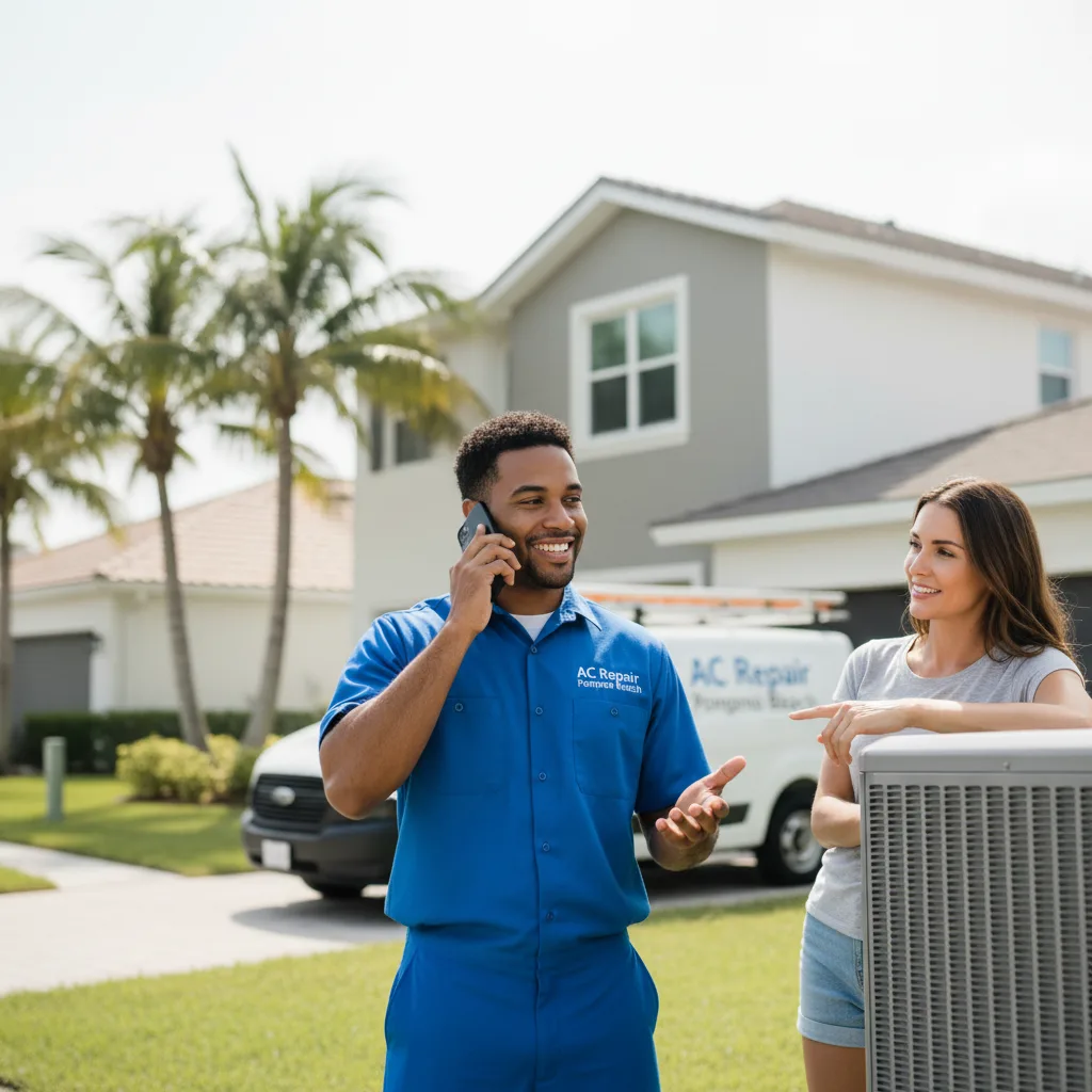 AC Repair Pompano Beach customer support in Caraway